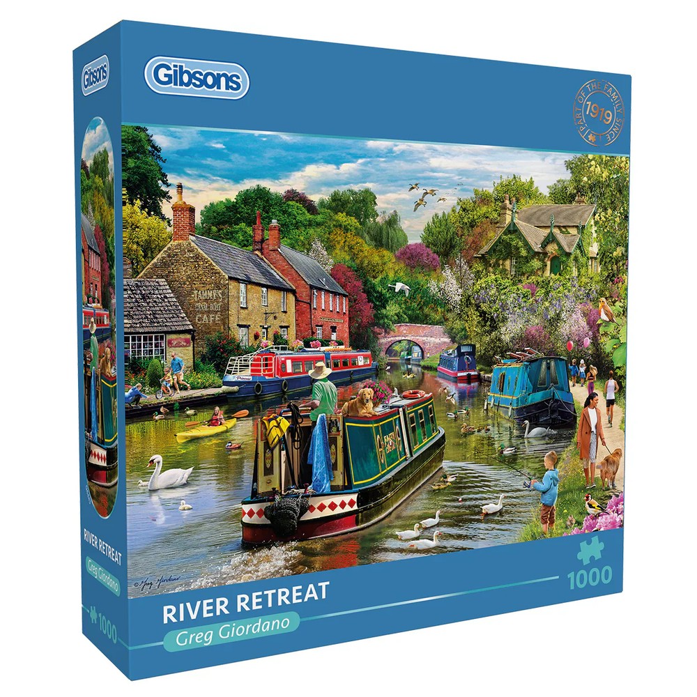 Gibsons - River Retreat 1000 Piece - Jigsaw Puzzle