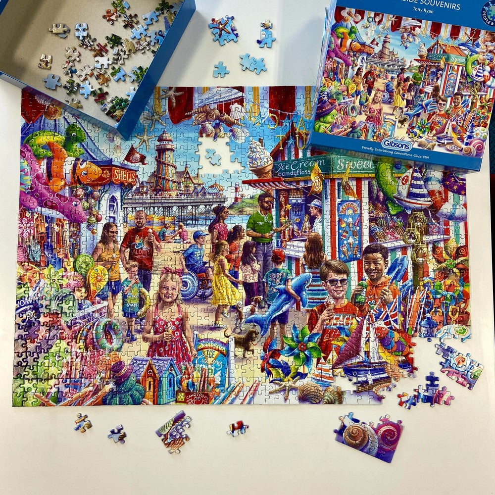Puzzle - Gibsons - Seaside Souvenirs 1000Pc