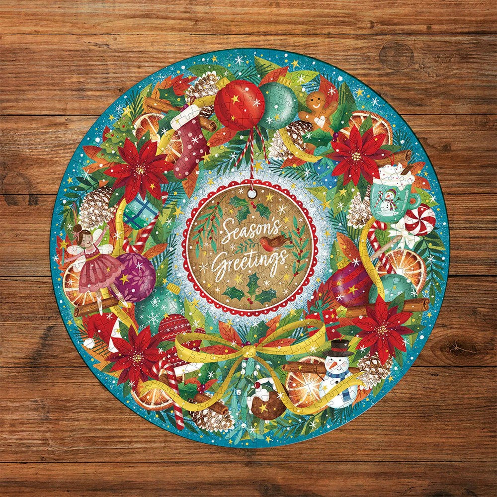 Puzzle - Gibsons - Seasons Greetings 500 Circular