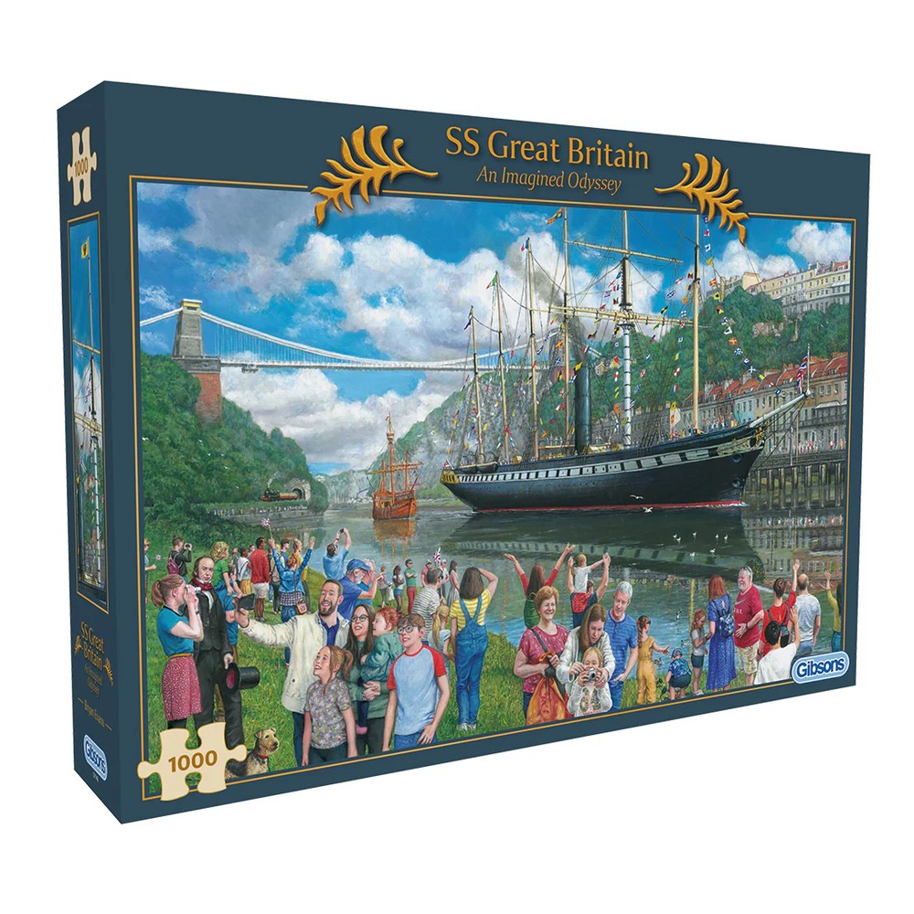 Gibsons - Ss Great Britain 1000 Piece - Jigsaw Puzzle