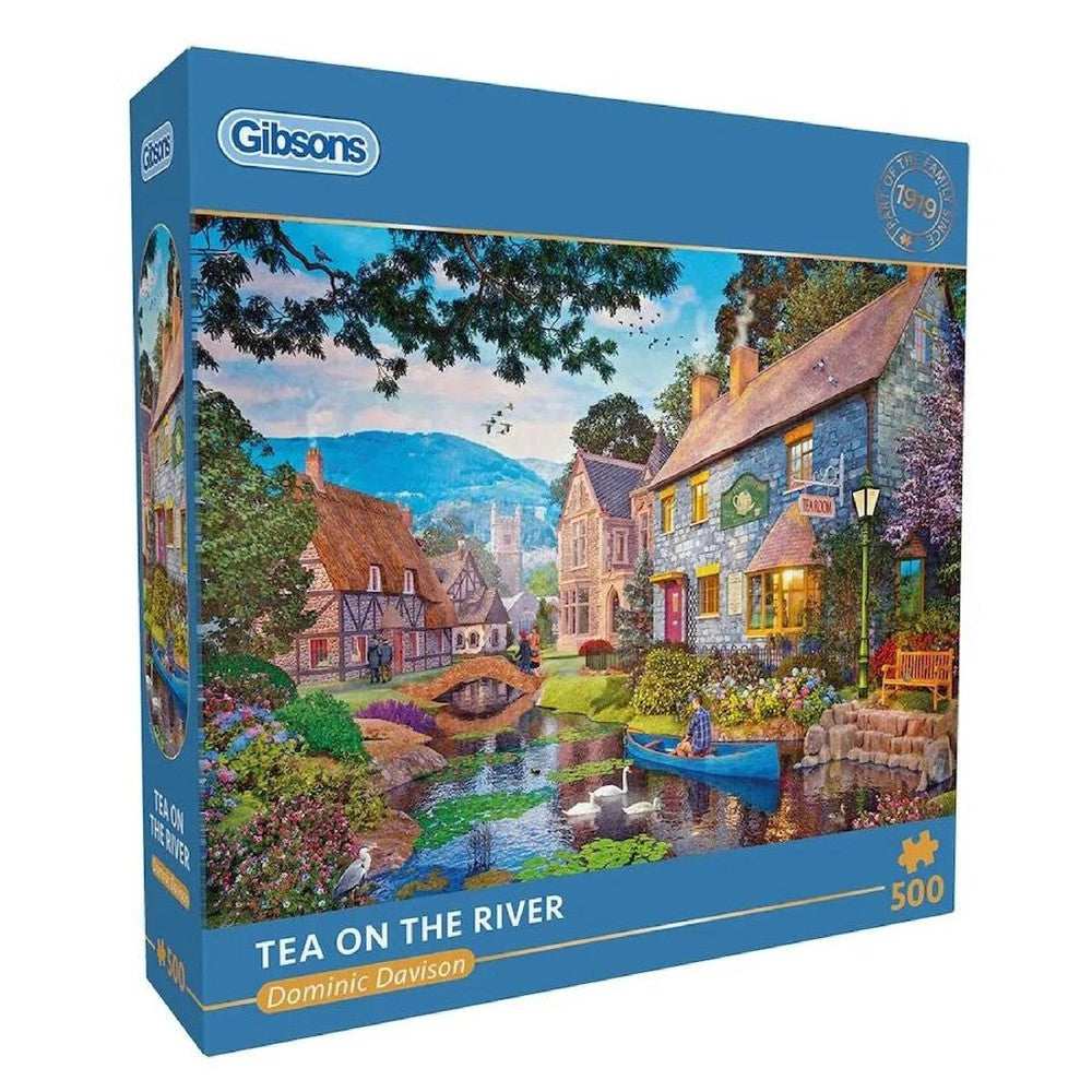 Gibsons - Tea On The River 500 Piece - Jigsaw Puzzle