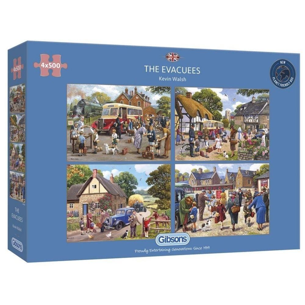 Puzzle - Gibsons - The Evacuees 4 X 500Pc