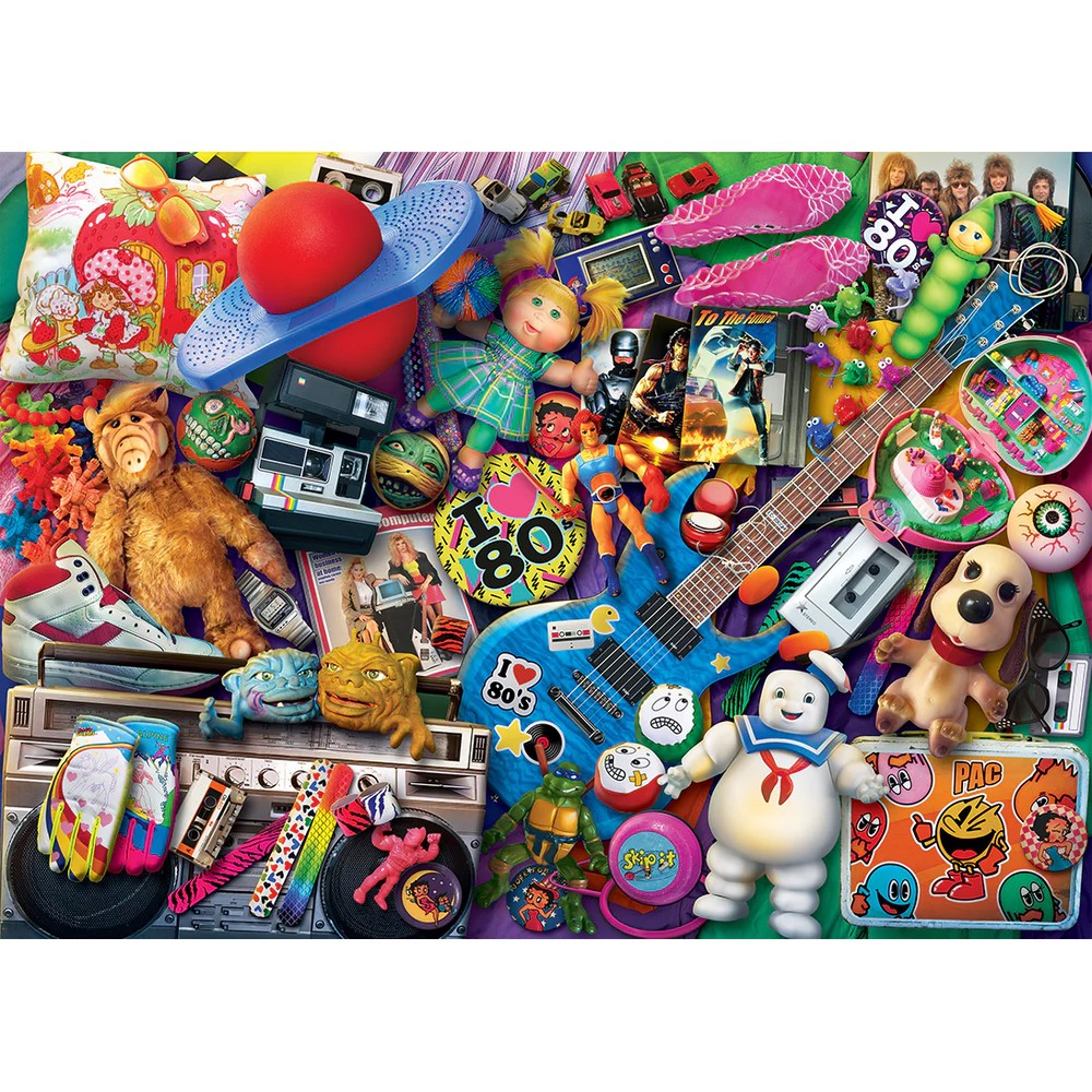 Gibsons - We Love The 80S 1000 Piece - Jigsaw Puzzle