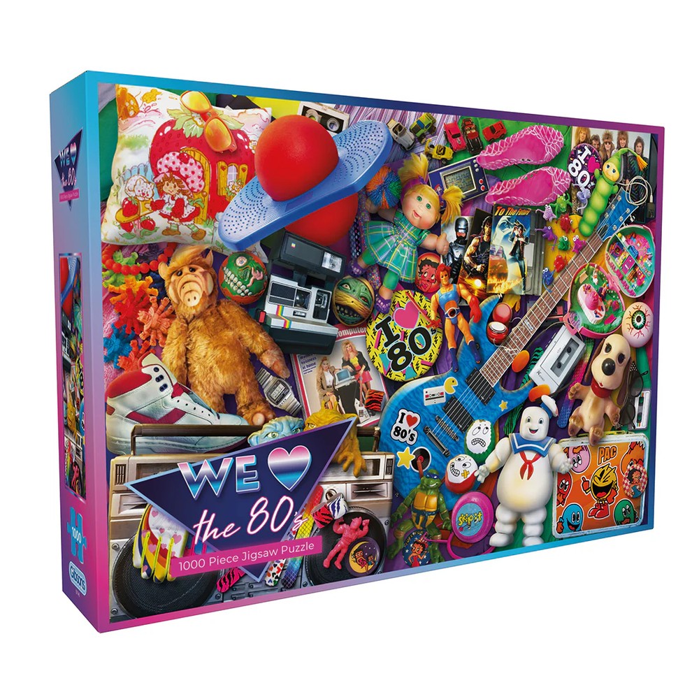 Gibsons - We Love The 80S 1000 Piece - Jigsaw Puzzle