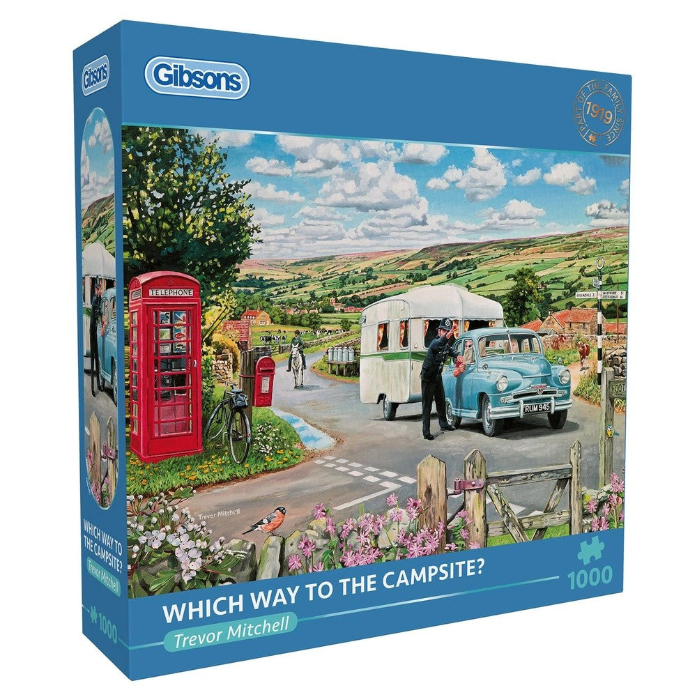 Gibsons - Which Way To Campsite 1000 Piece - Jigsaw Puzzle