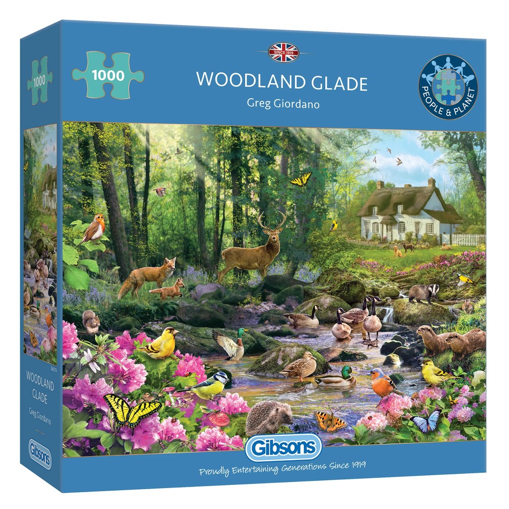 Gibsons - Woodland Glade 1000 Piece - Jigsaw Puzzle