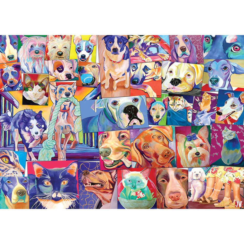 Puzzle - Gibsons - World Of Cats & Dogs 1000Pc
