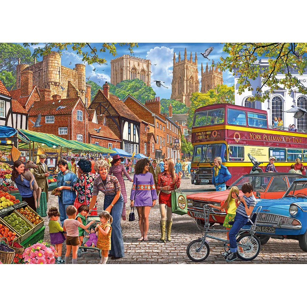 Gibsons - York Market 1000 Piece - Jigsaw Puzzle