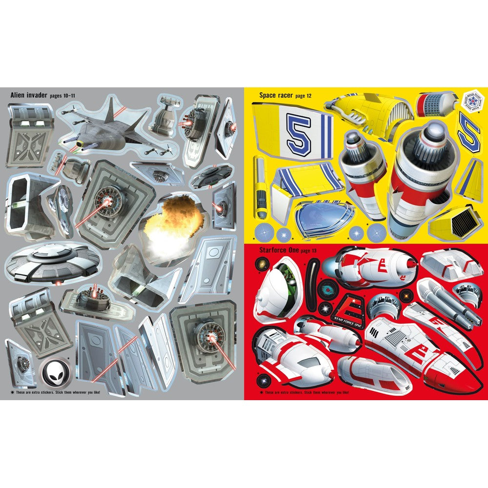 Byo Spaceships Sticker Book