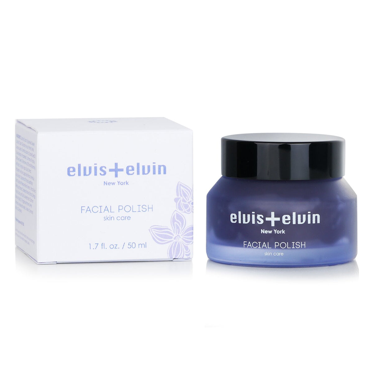 Luxurious Elvis + Elvin Facial Polish transforms from balm to oil, exfoliating and moisturizing for a radiant complexion.