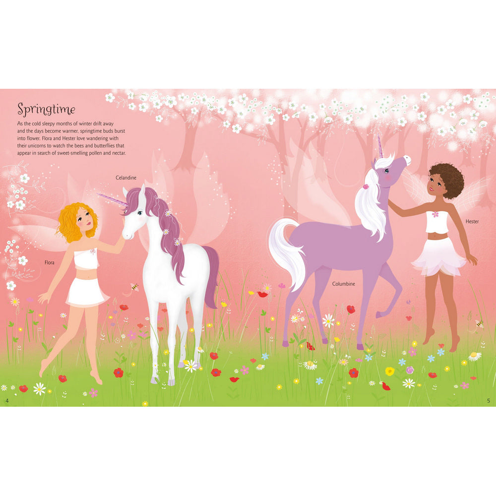 Sticker Dolly Dressing Unicorn