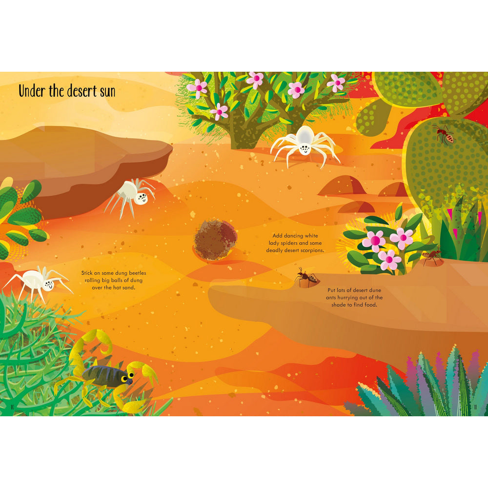 First Sticker Book Bugs