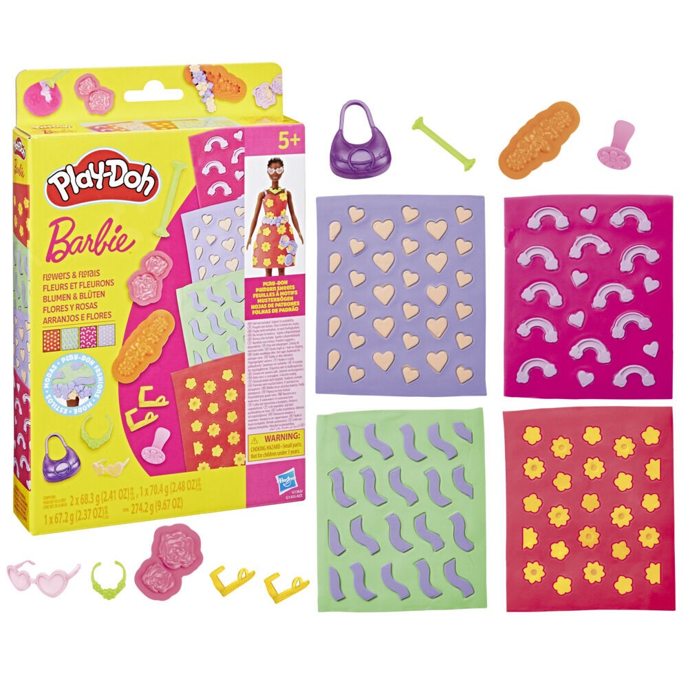 Playdoh Barbie Flowers/Florals