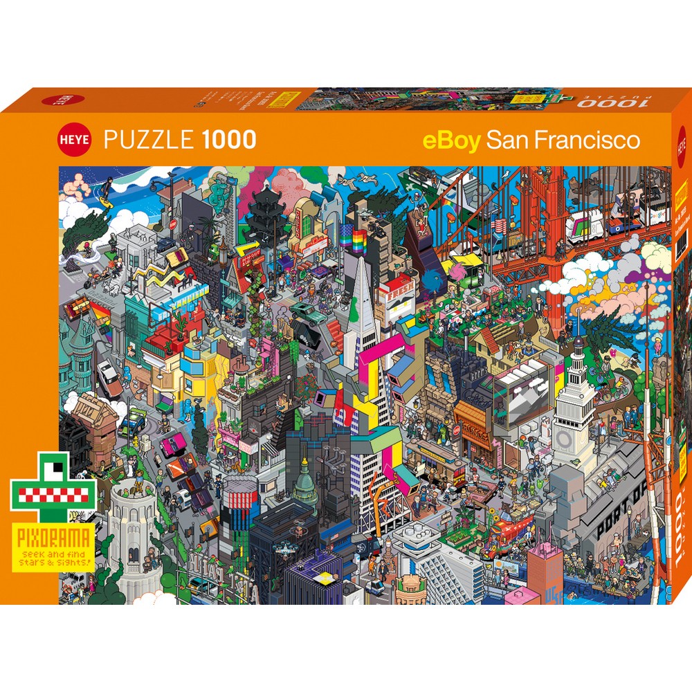 Heye - Eboy San Francisco Quest 1000P - Jigsaw Puzzle