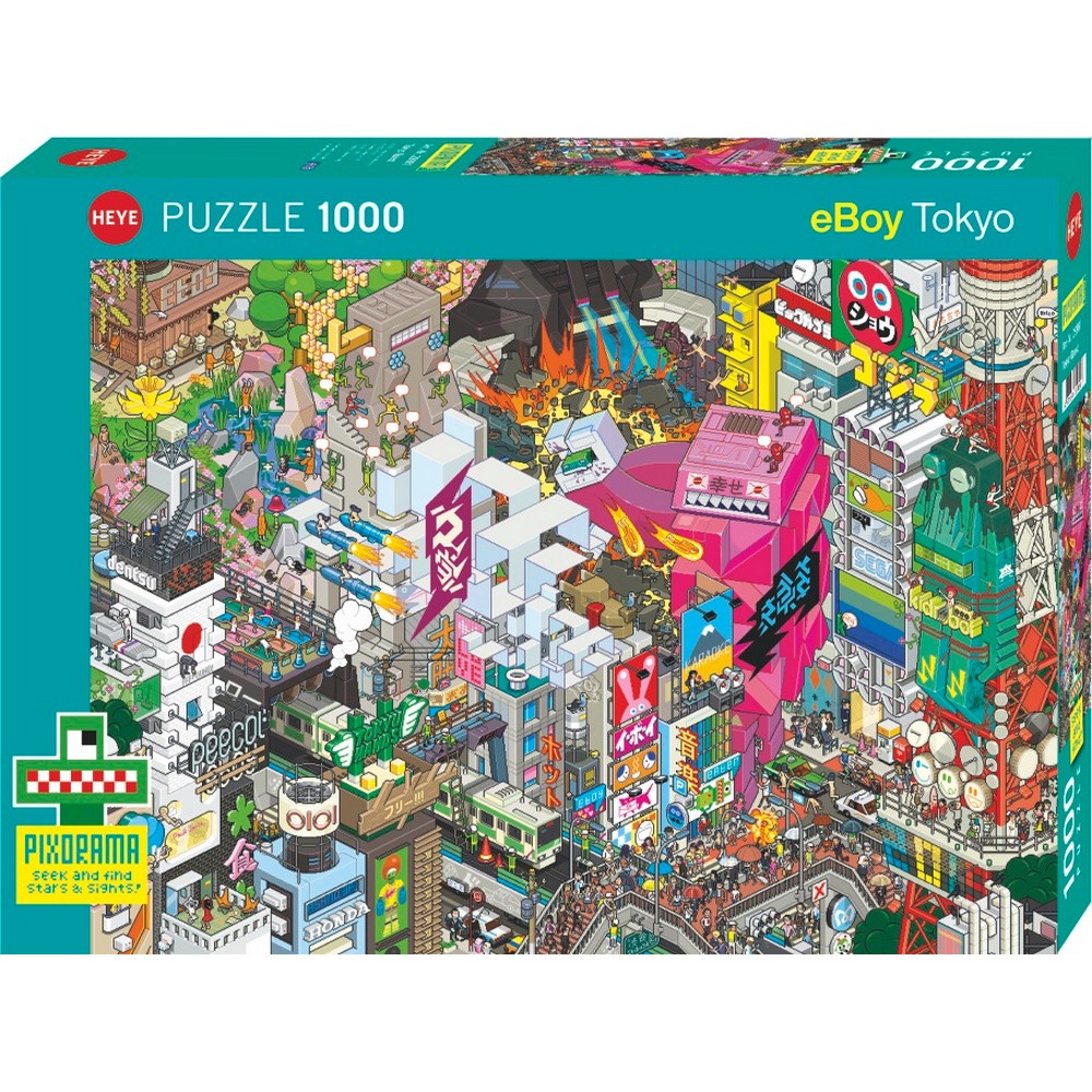 Heye - Eboy Tokyo Quest 1000 Piece - Jigsaw Puzzle