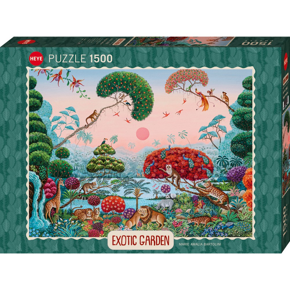 Heye - Exotic Garden Jungle 1500 Piece - Jigsaw Puzzle