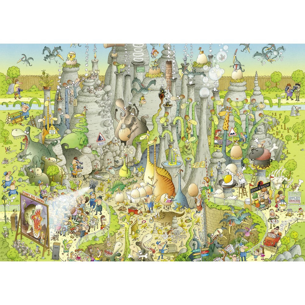 Heye - Funky Zoo;Jurassic Habitat1000 - Jigsaw Puzzle