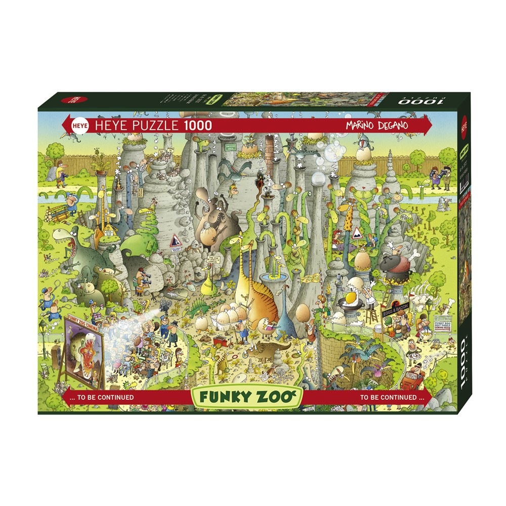 Heye - Funky Zoo;Jurassic Habitat1000 - Jigsaw Puzzle