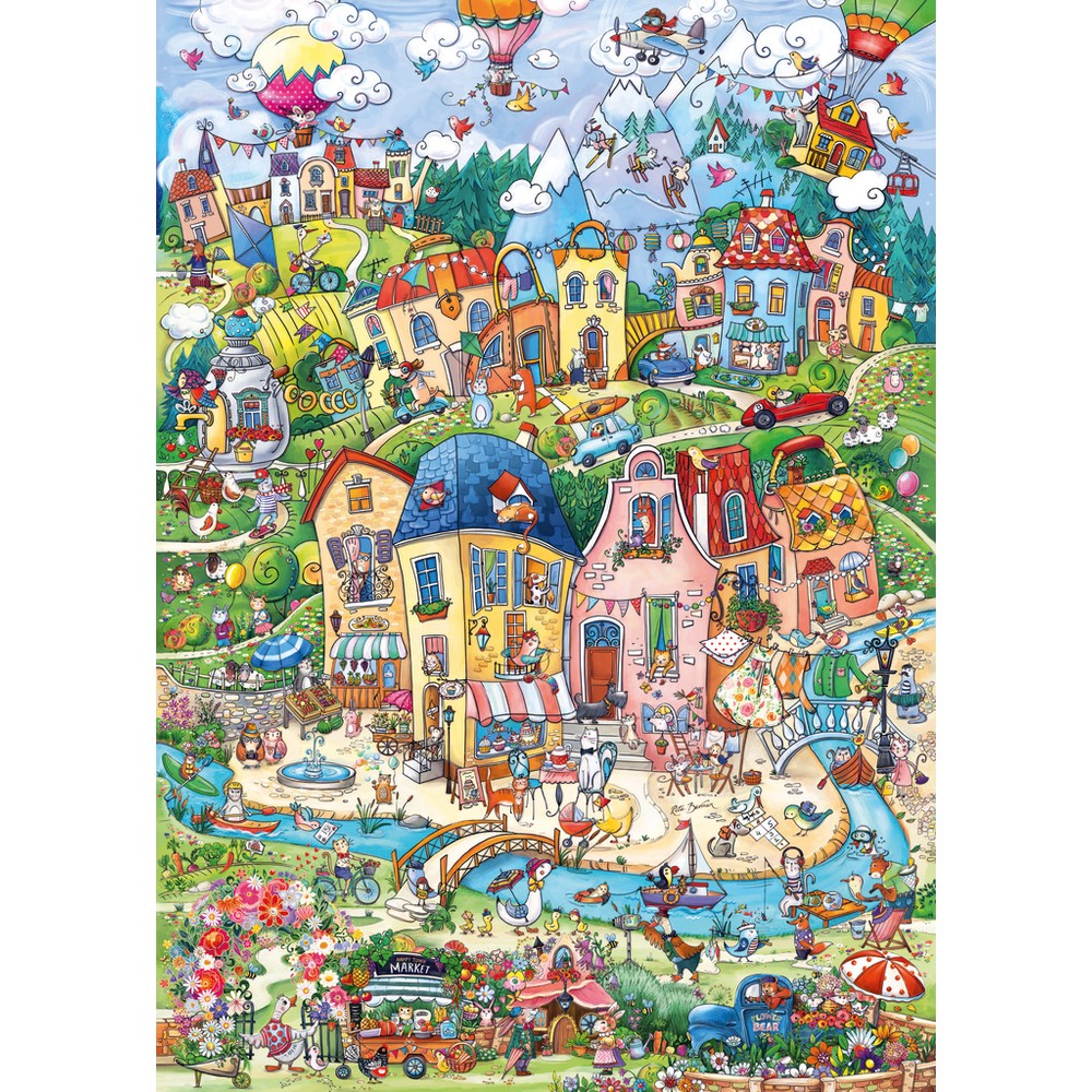 Heye - Happytown Good Morning 1000 Piece - Jigsaw Puzzle