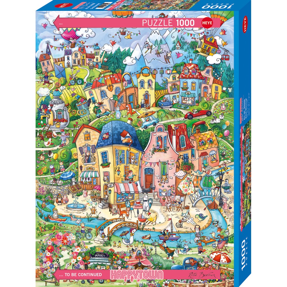 Heye - Happytown Good Morning 1000 Piece - Jigsaw Puzzle