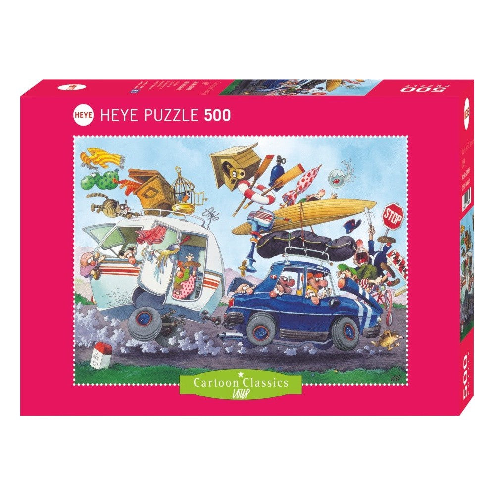 Heye - Loup; Off On Holiday! 500 Piece - Jigsaw Puzzle