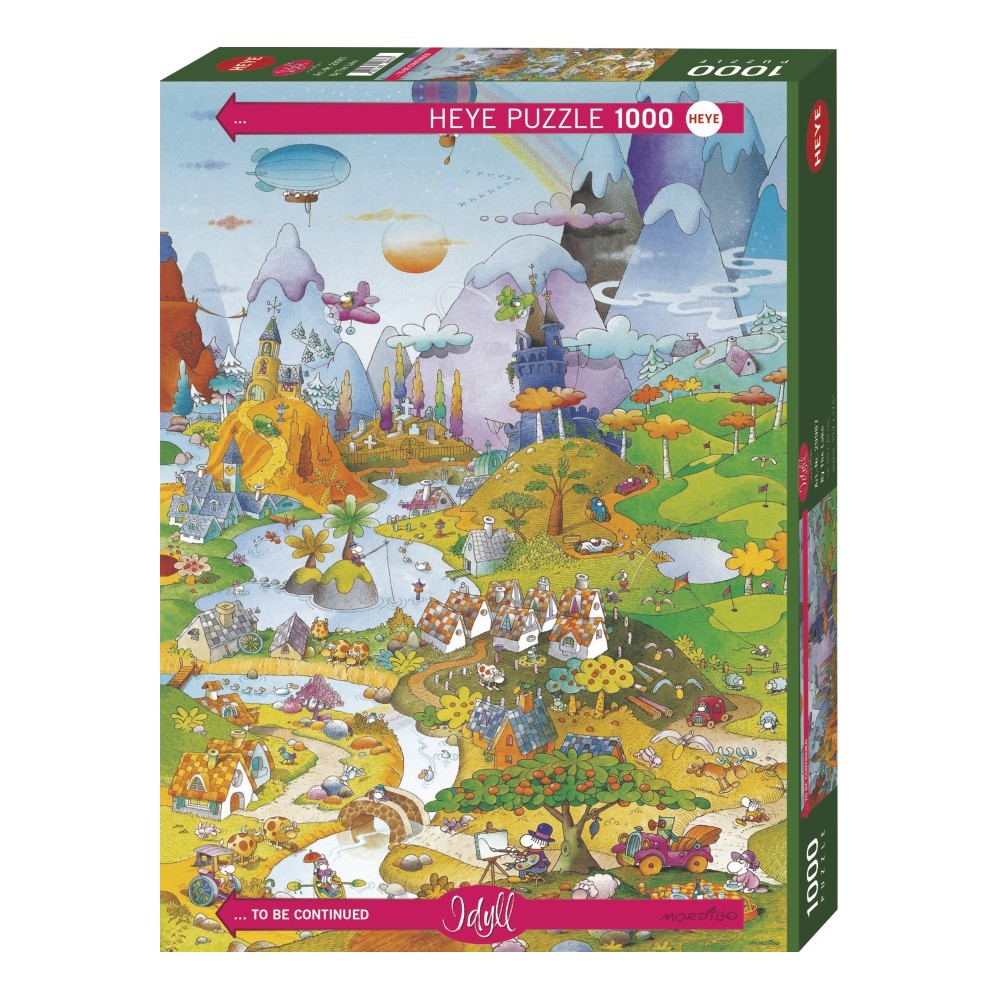 Heye - Mordillo; Idyll Lake 1000 Piece - Jigsaw Puzzle