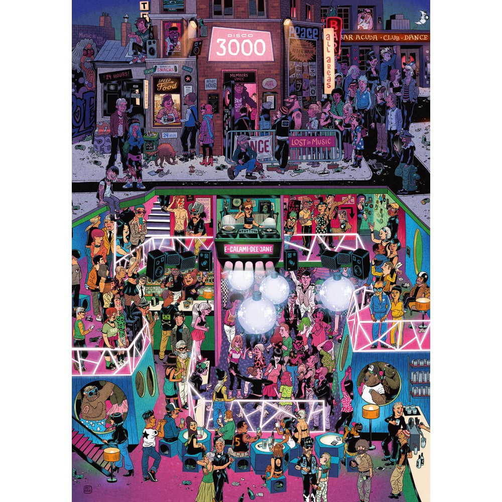 Puzzle - Heye - Triangular Box - Osterle; Disco 3000 1000Pc
