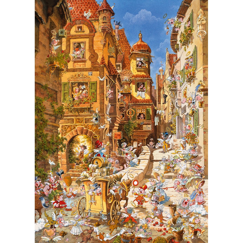 Heye - Romantic Town; By Day 1000 Piece - Jigsaw Puzzle