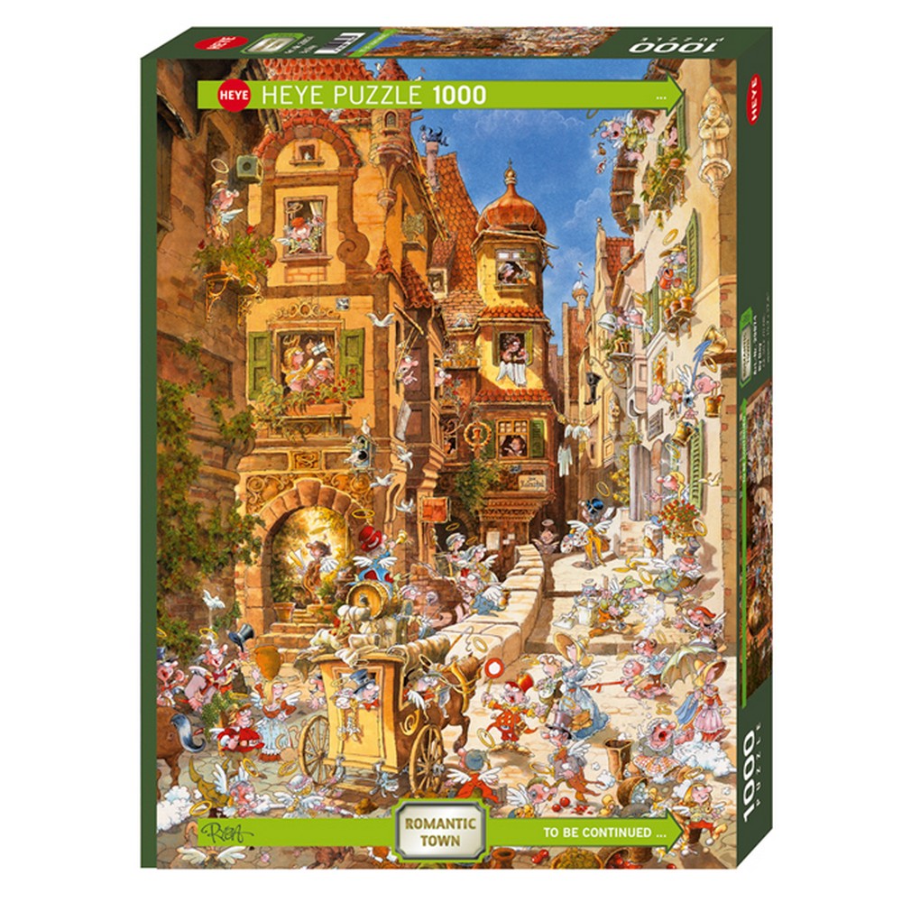 Heye - Romantic Town; By Day 1000 Piece - Jigsaw Puzzle