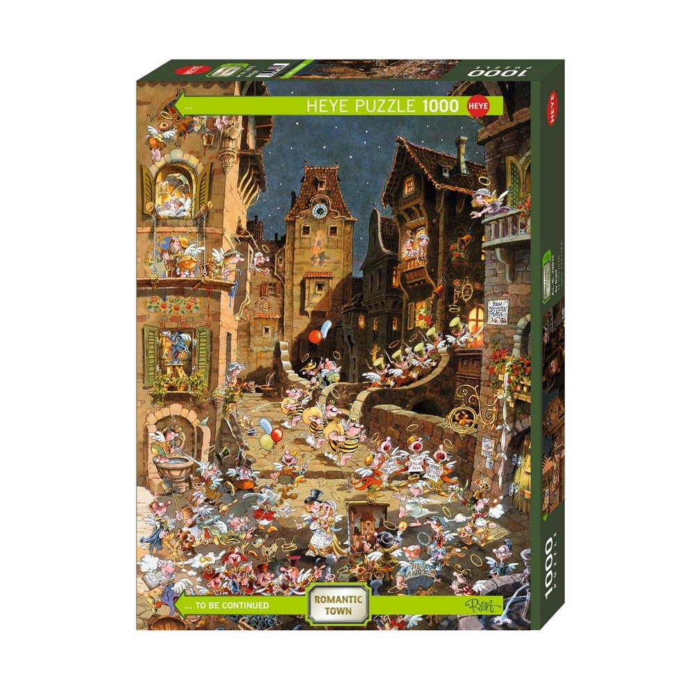 Heye - Romantic Town; By Night 1000 Piece - Jigsaw Puzzle