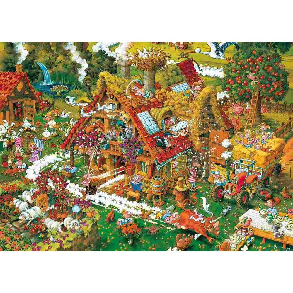 Heye - Ryba; Funny Farm 1000 Piece - Jigsaw Puzzle
