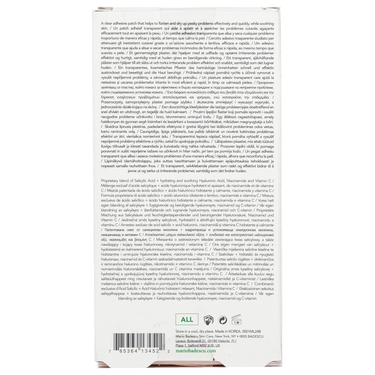 Mario Badescu - Drying Patch - For All Skin Types - 60patches
