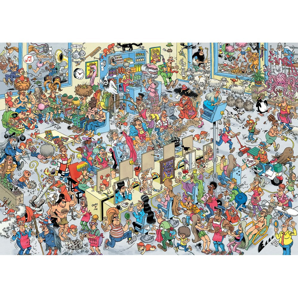 Jumbo Jan van Haasteren - At The Hairdressers 1000 Piece - Jigsaw Puzzle