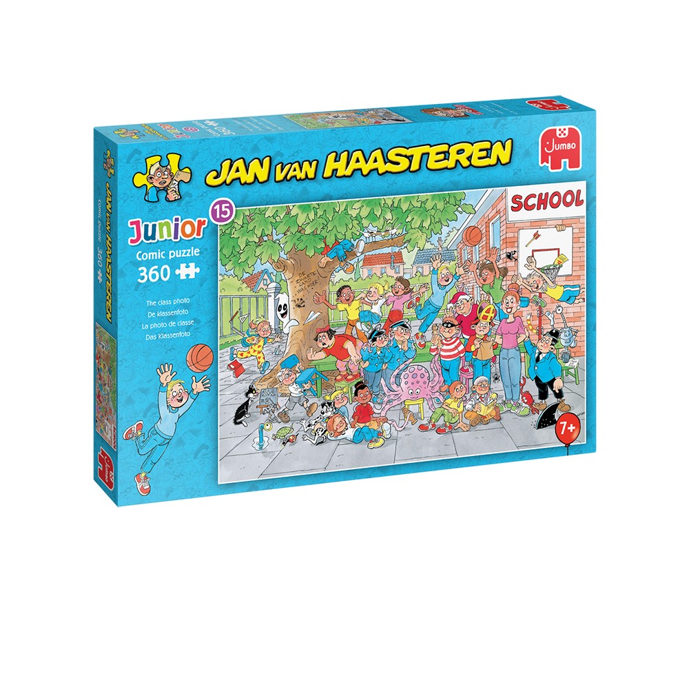 Jumbo Jan van Haasteren Junior 15 - Class Photo 360 Piece - Jigsaw Puzzle