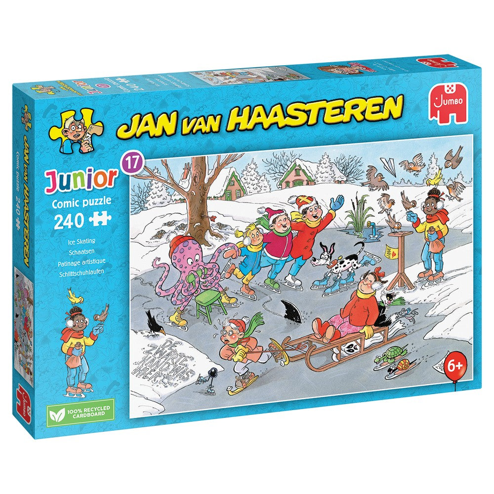 Jumbo Jan van Haasteren Junior 17 - Ice Skating 240 Piece - Jigsaw Puzzle