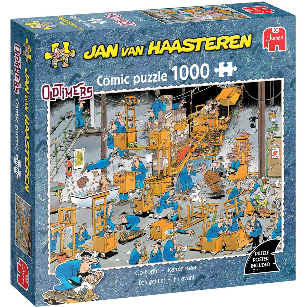 Jumbo Jan van Haasteren - Oldtimers Go Forth! 1000 Piece - Jigsaw Puzzle