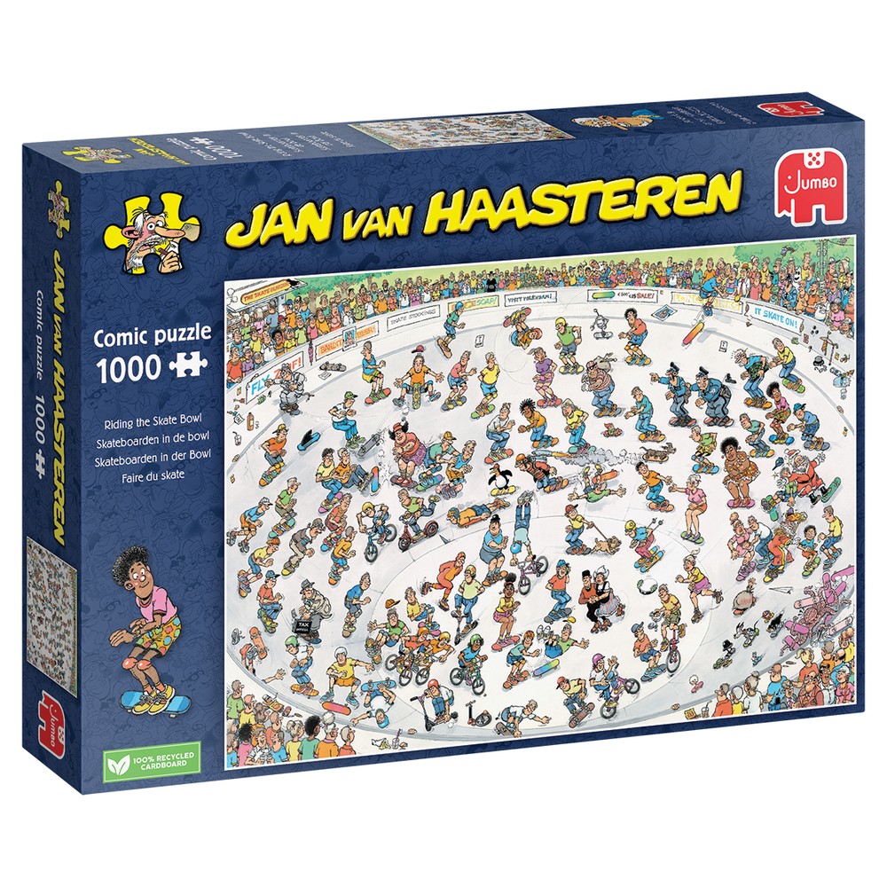 Jumbo JvH - Riding the Skate Bowl 1000 Piece (Rectangular box) - Jigsaw Puzzle