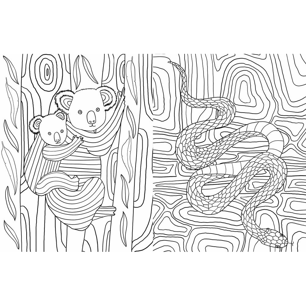 Australian Animals Colouring Book, GEM Sticker