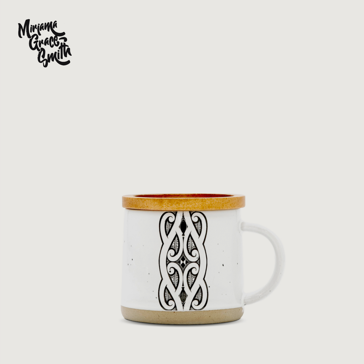 Moana Road - Miriama Grace-Smith Ceramic Espresso Mug - Stone - 2 units