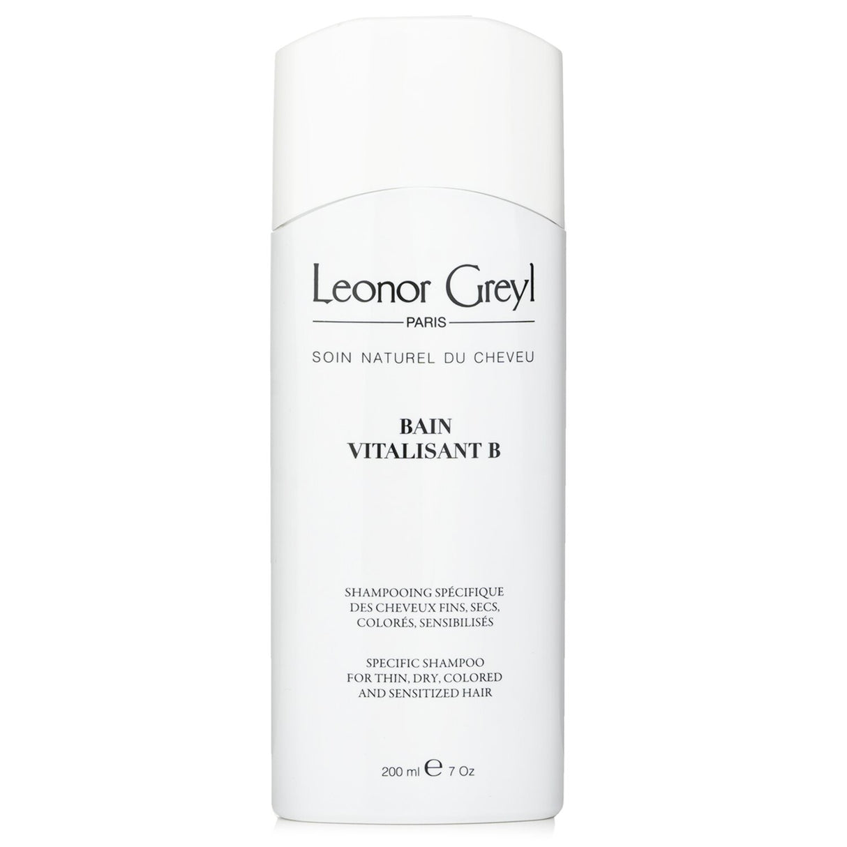 Nourishing shampoo for fine, color-treated hair with organic ingredients, calming chamomile, and refreshing lemon scent.