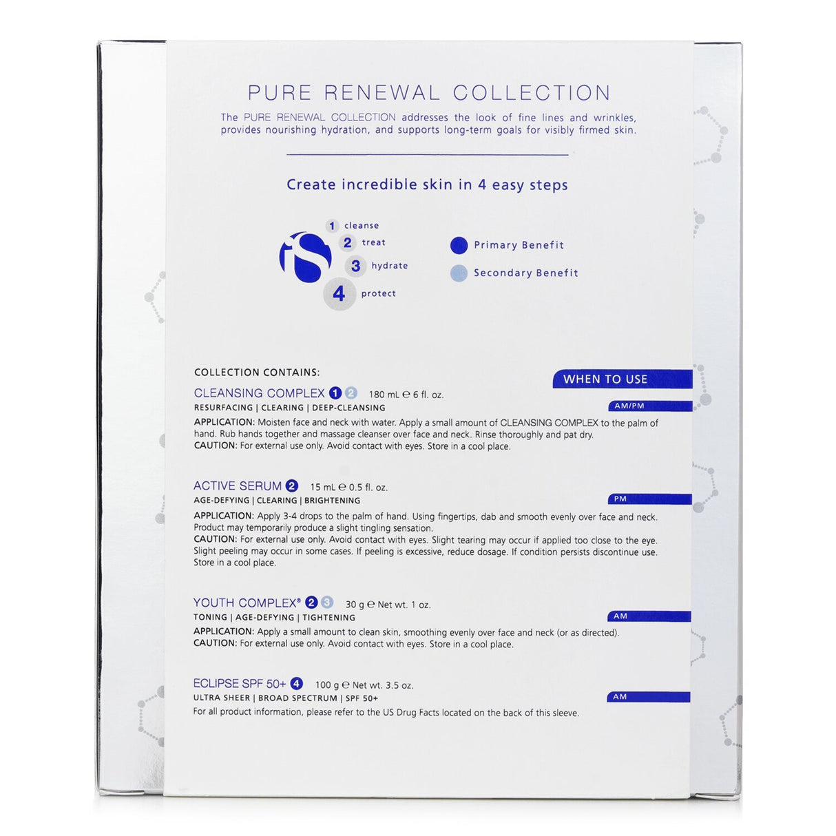 IS Clinical - Pure Renewal Collection: Cleansing Compelx 180ml + Active Serum 15