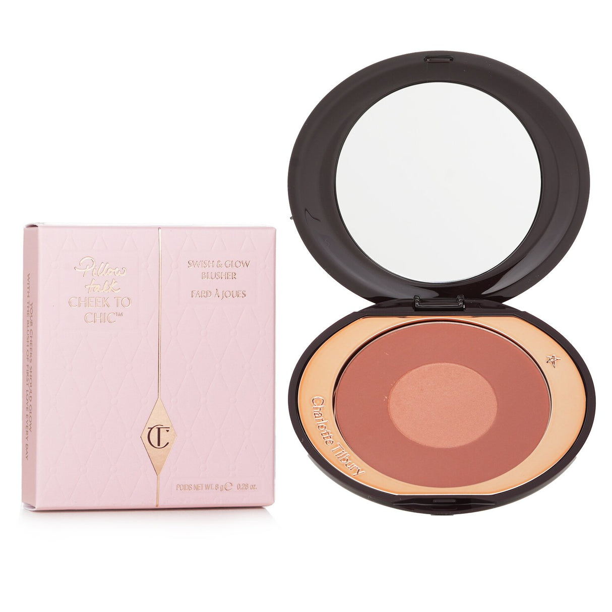 Charlotte Tilbury Cheek To Chic Swish & Glow Blusher - # Pillow Talk Intense