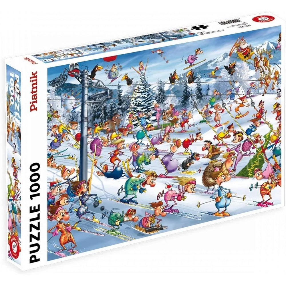 Puzzle - Piatnik - Ruyer; Holiday Skiing 1000Pc