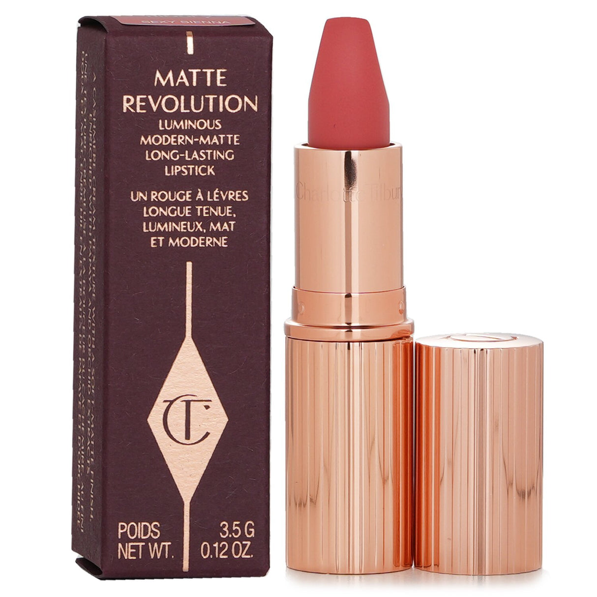 Charlotte Tilbury - Matte Revolution - # Sexy Sienna (Golden Coral) - 3.5g/0.12
