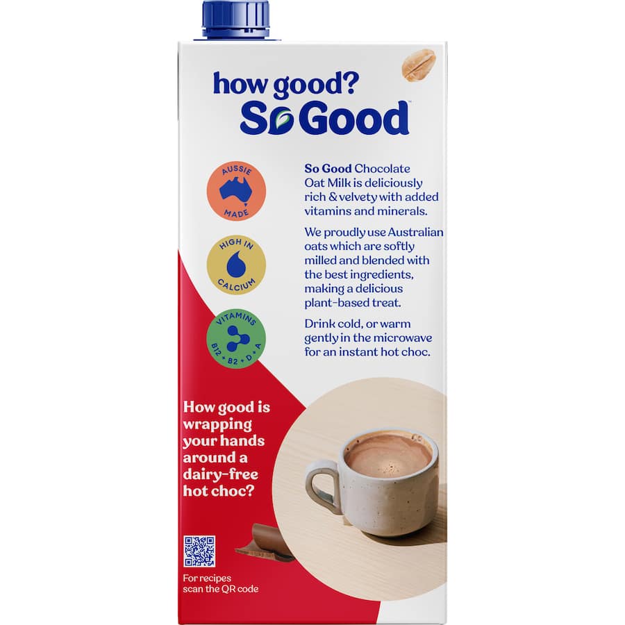 Sanitarium So Good Oat Milk Chocolate Carton 1L