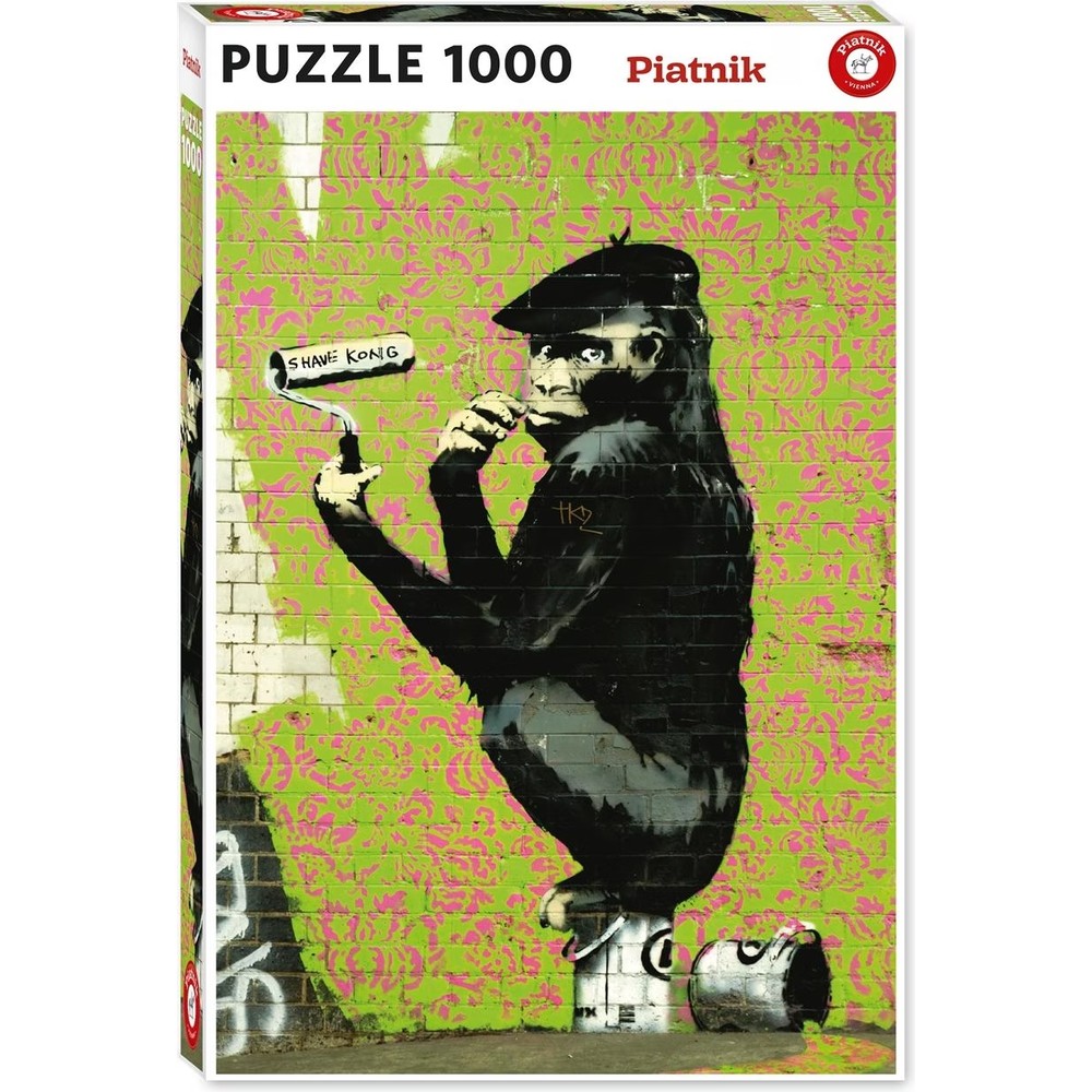 Puzzle - Piatnik - Bansky; Roller Chimp 1000Pc