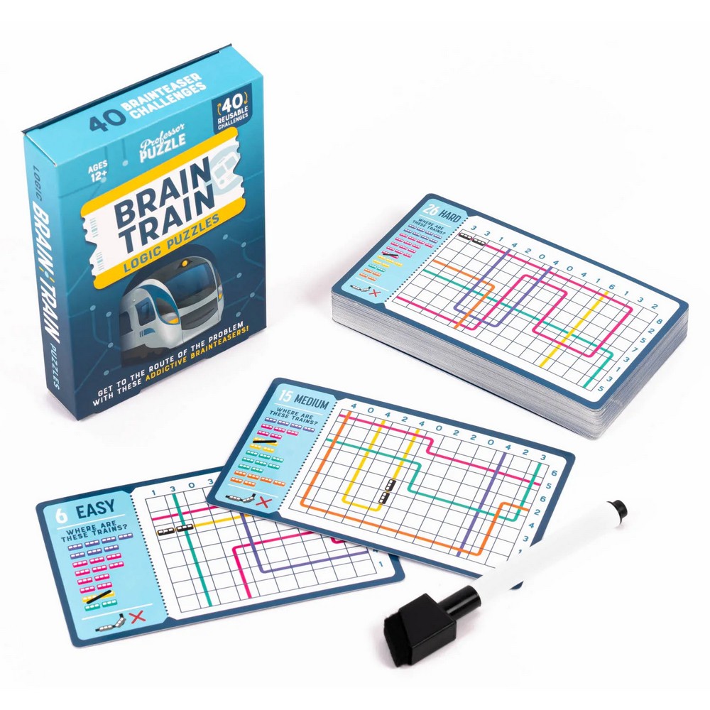 Brain Train Logic Puzzle Card Game