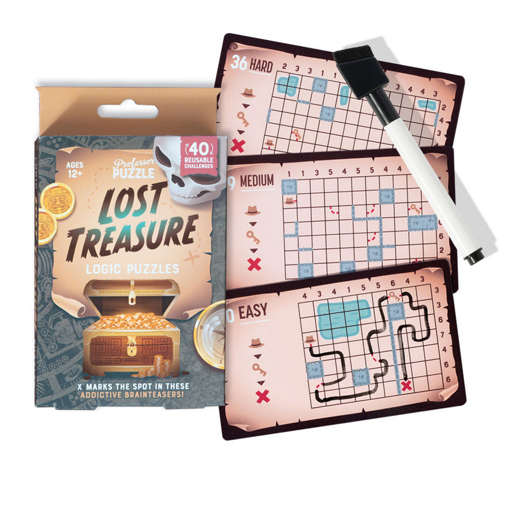 Lost Treasure Logic Puzzles Card Game