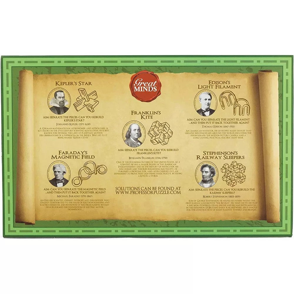 Puzzle - Professor Puzzle - Great Minds Set Of 5 (Men)