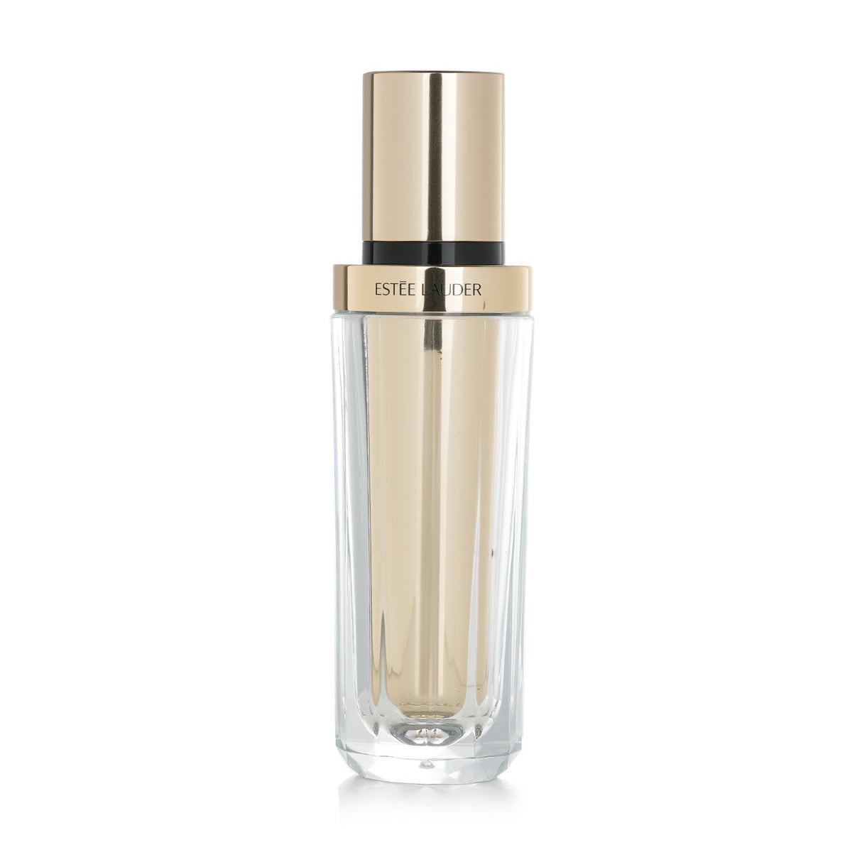 Estee Lauder Re-Nutriv Ultimate Diamond Serum in sleek packaging, enhancing skin's radiance and youthfulness with black truffle extract.